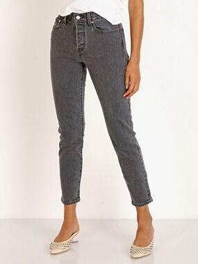 Levi's Wedgie Icon Fit Jeans Bite My Dust Size 26 Straight Leg High Waist